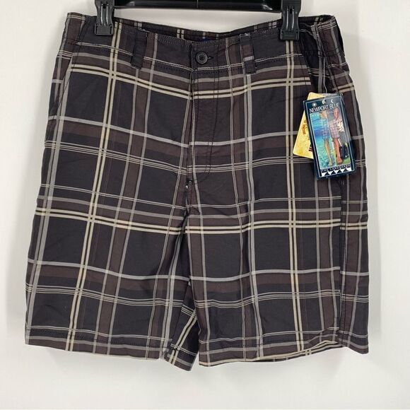 Newport Blue Men’s Plaid Hybrid Shorts size 32 - Picture 1 of 3